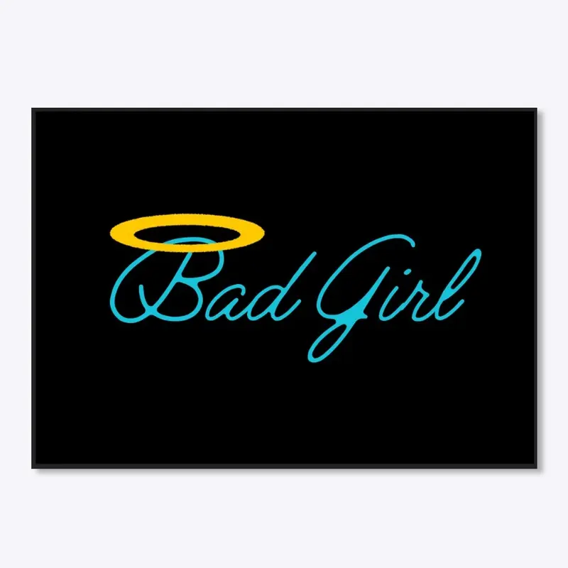 Black Bad-Girl Sticker 